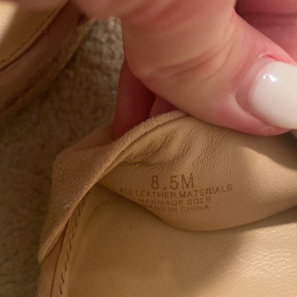 Antonio Melani tan wedge slip on heel - Picture 8 of 10